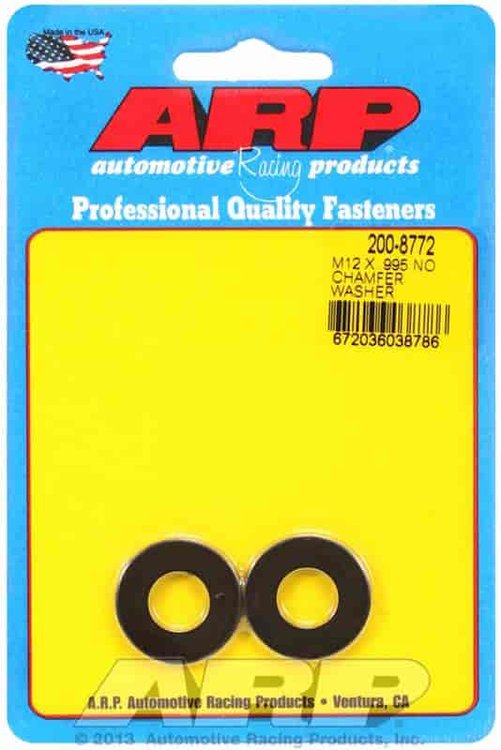 M12 ID .995 OD black washers
