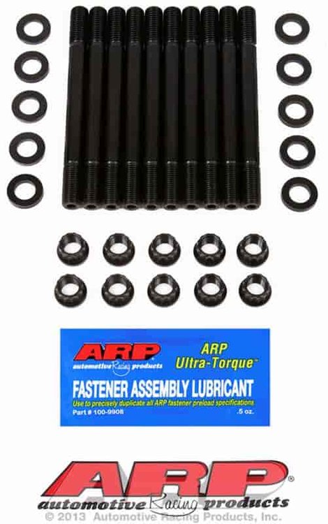 Head Studs w/12-Point Nuts for Nissan/Datsun 1.6L (CA16DE/DET) & 1.8L (CA18DE/DET)