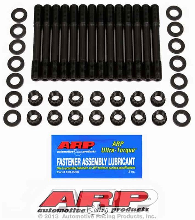 Head Studs w/12-Point Nuts (U/Cut Studs) 1981-92 Toyota Supra 3.0L (7MGE/GTE) Inline 6