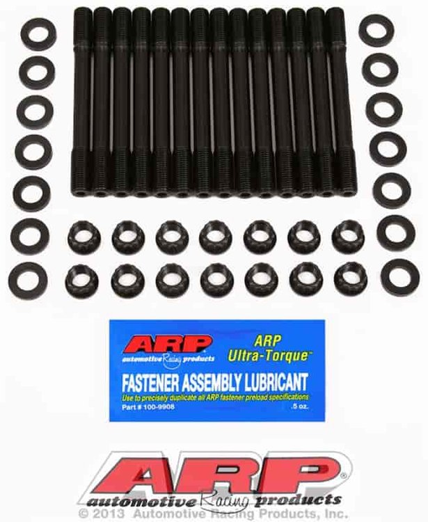 Head Studs w/12-Point Nuts (U/Cut Studs) Toyota Supra 2JZA80