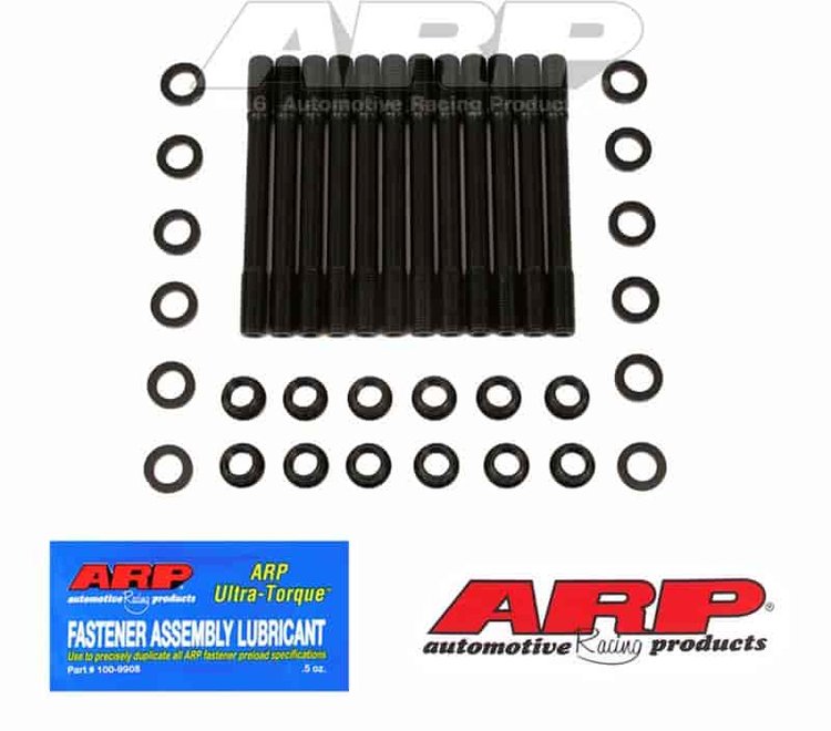 Head Studs w/12-Point Nuts (U/Cut Studs) Audi 5 Cylinder, 10 Valve