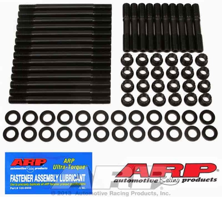Head Studs w/12-Point Nuts (U/Cut Studs) Holden 308