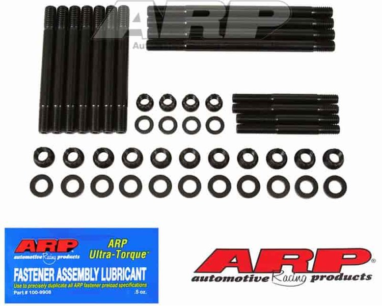 Head Studs w/12-Point Nuts BMC/Triumph A Series, 11 Studs, Shaved Head