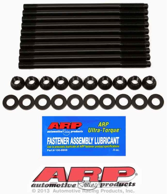 Head Studs w/12-Point Nuts 2008 & Later Mitsubishi 2.0L (4B11) DOHC ARP2000