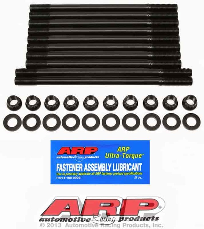 Head Studs w/12-Point Nuts (U/Cut Studs) Acura B18A1