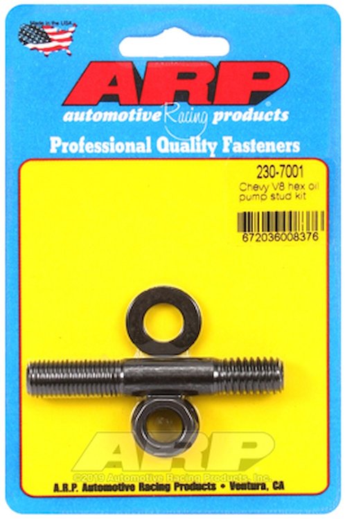 Oil Pump Stud Kit Small Block Chevy Hex