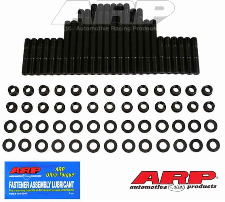 Head Studs w/12-Point Nuts Chevy 4.3L 90° V6 with 18° Standard Port