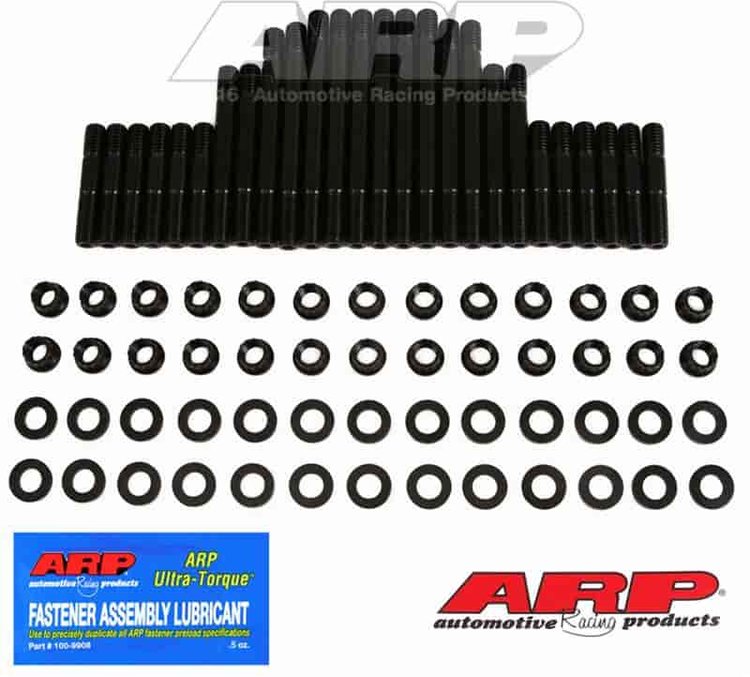 Head Studs w/12-Point Nuts Chevy 4.3L 90° V6 with 18° Raised Port