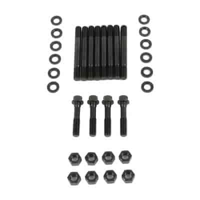 Main Stud Kit Chevy 90° V6 with Splayed Cap Bolts, 4-Bolt Main