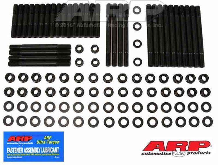 Head Studs with Hex Nuts Small Block Chevy, Dart 18° Heads w/ II Generation Steel Block