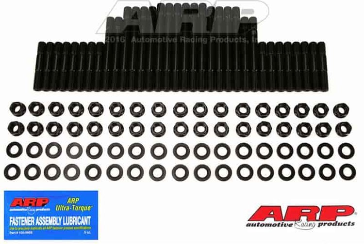 Head Studs with Hex Nuts Small Block Chevy Brodix -12, and Brodix 18°