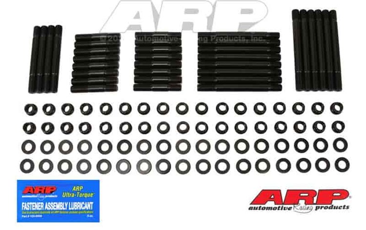 Head Studs w/12-Point Nuts Small Block Chevy Brodix -12, and Brodix 18°