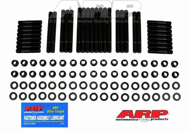 Head Studs w/12-Point Nuts Small Block Chevy, Dart w/ Oldsmobile 14° Heads