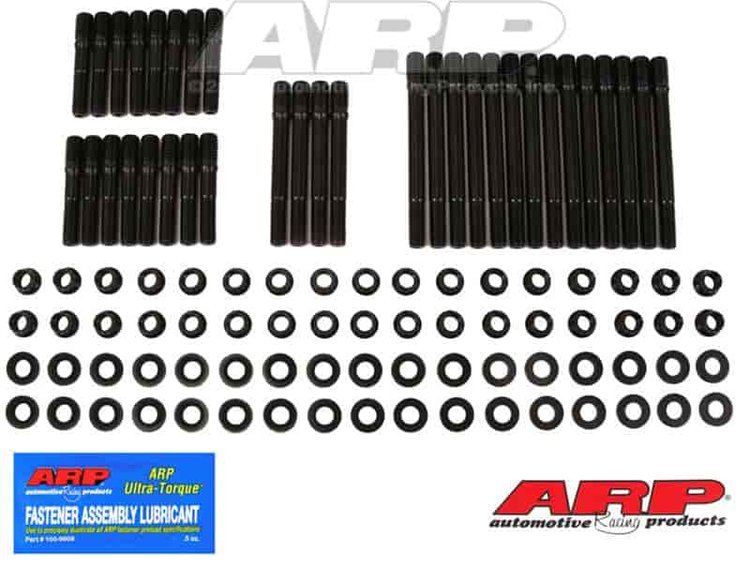 Head Studs w/12-Point Nuts Small Block Chevy