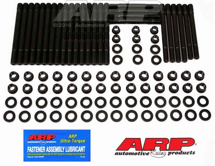 Head Studs w/12-Point Nuts Small Block Chevy Raised Runner 18° Brodix