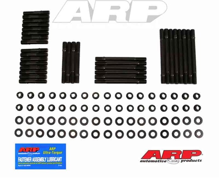Head Studs w/12-Point Nuts Small Block Chevy 18°