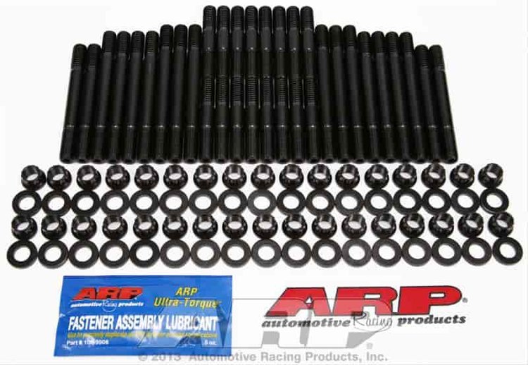 Head Studs w/12-Point Nuts Small Block Chevy w/ -12 Aluminum Block
