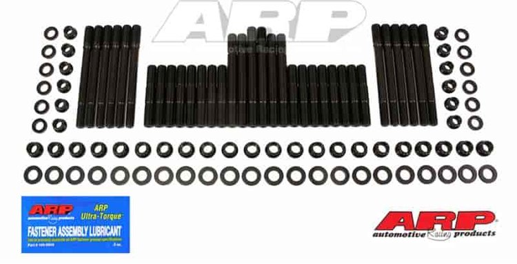 Head Studs w/12-Point Nuts Small Block Chevy, Dart 13° Heads