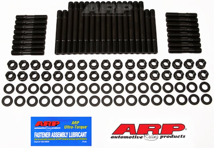 Head Studs w/Hex Nuts (U/Cut) Small Block Chevy cast iron & aluminum