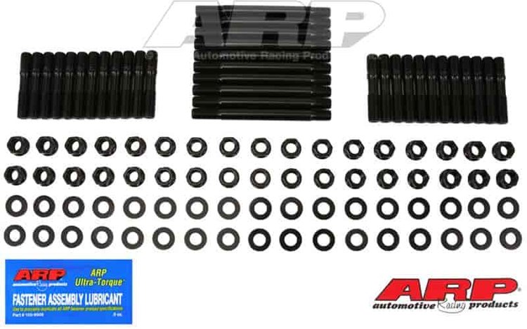 Head Studs w/Hex Nuts (U/Cut) Small Block Chevy, Dart, Buick