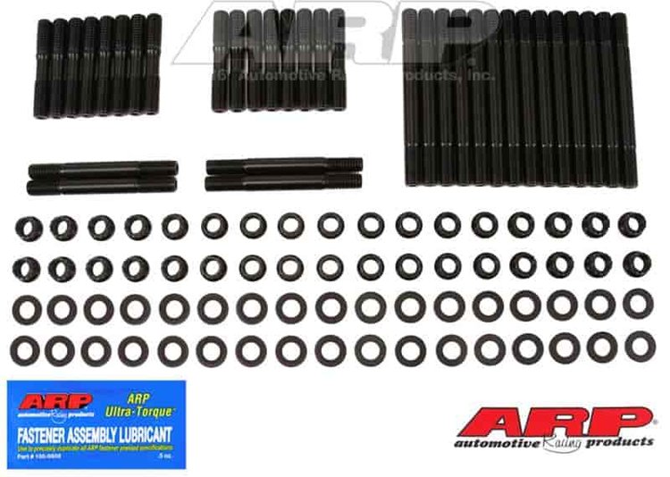 Head Studs w/12-Point Nuts (U/Cut Studs) Small Block Chevy Dart Sportsman