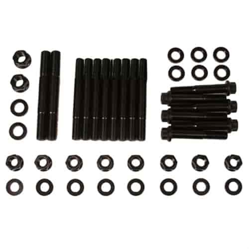 Main Stud Kit Small Block Chevy Dart Little M, Iron Main, Splayed Cap Bolts