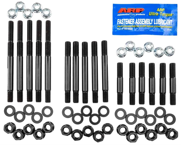 Main Stud Kit Small Block Chevy Large Journal with Aftermarket Windage Tray