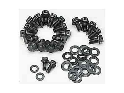 Black Oxide Oil Pan Bolts Big Block Chevy
