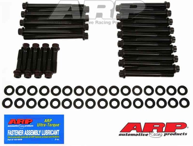 Professional Series Head Bolt Kit Big Block Chevy Mark V Block with World Merlin, Late Bowtie and Dart Aluminum
