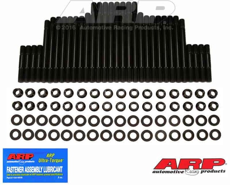 Head Studs w/12-Point Nuts Big Block Chevy Bowtie