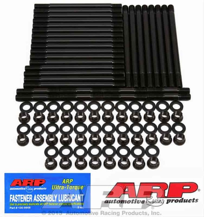 Head Studs w/12-Point Nuts Big Block Chevy 12° Pro-Filer "Hitman" (spread port iron block)