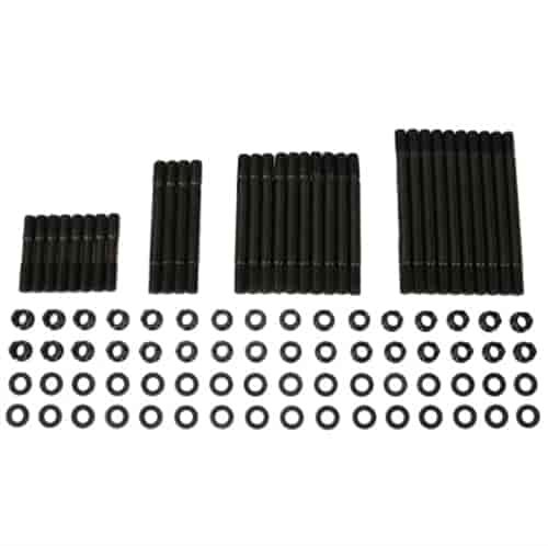 Head Studs w/Hex Nuts (U/Cut) Big Block Chevy Brodix, -2/-4/2x/3x, Canfield, Holley, Big Duke