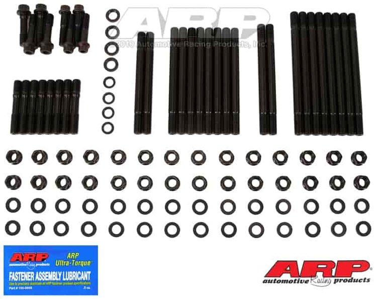 Head Studs w/Hex Nuts (U/Cut) Big Block Chevy Symetrical-Spread Port