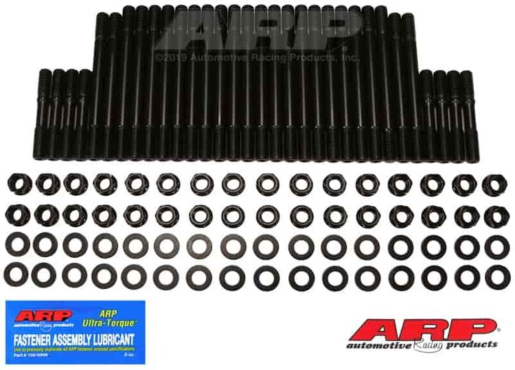 Head Studs w/Hex Nuts (U/Cut) Big Block Chevy With GM Aluminum Block