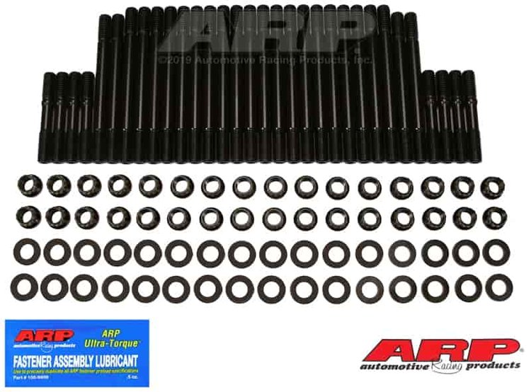 Head Studs w/12-Point Nuts (U/Cut Studs) Big Block Chevy With GM Aluminum Block