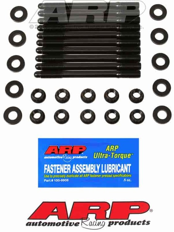 Head Studs w/12-Point Nuts Focus 2.0L Zetec (and Under Cut Studs)