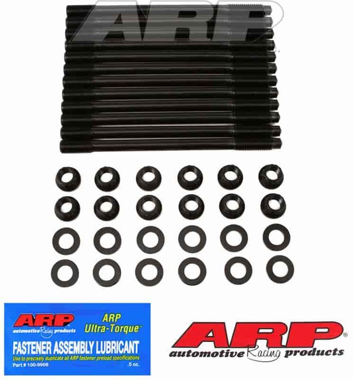 Head Studs w/12-Point Nuts (U/Cut Studs) Ford B5254 5-Cylinder 2.5L