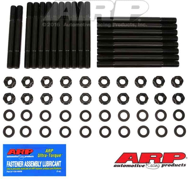Head Studs with Hex Nuts Ford 351 SVO Yates Design