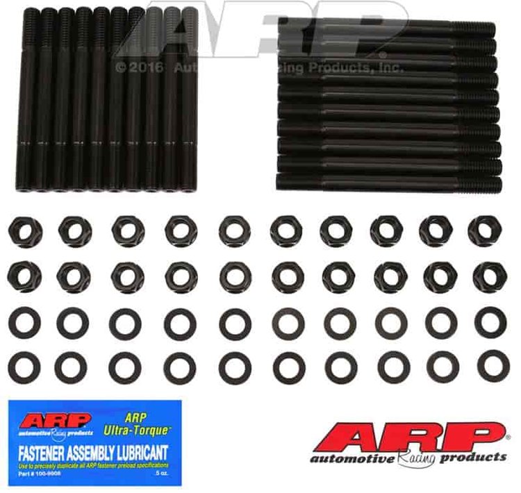 Head Studs with Hex Nuts Ford 351 SVO Yates 1994 Design