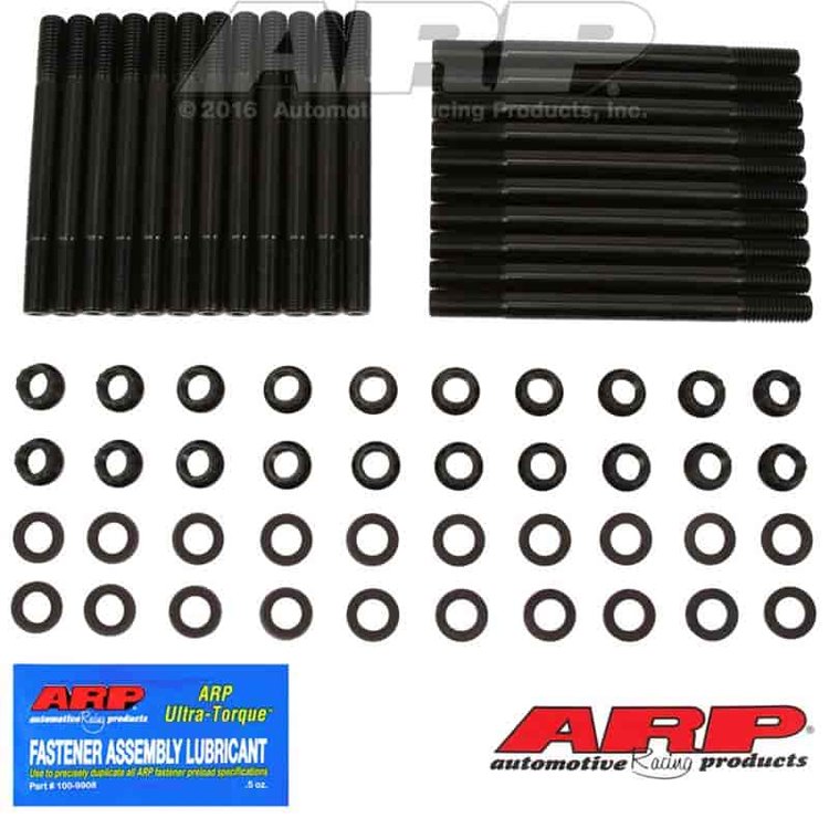 Head Studs w/12-Point Nuts Ford 351 SVO