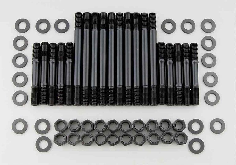 Head Studs w/Hex Nuts (U/Cut) Ford 289-302 w/Factory Heads