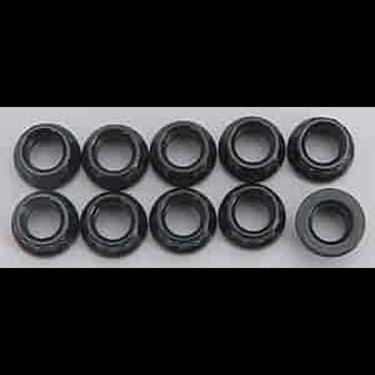 Black Oxide 12-Point Nuts 1/4" -28
