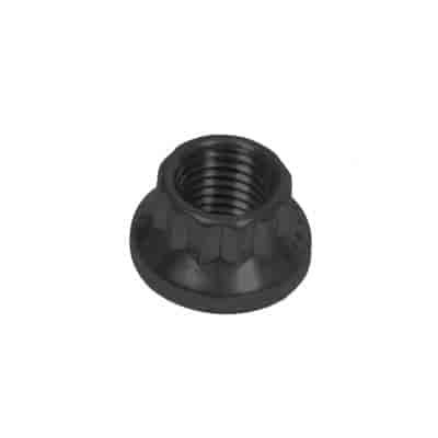Black Oxide 12-Point Nut 3/8"-24