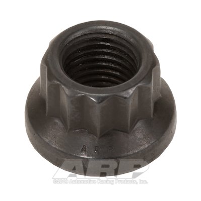 Black Oxide 12-Point Nut 7/16"-20
