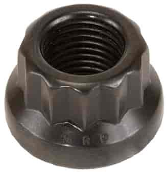 Black Oxide 12-Point Nut M12 x 1.25 [16 mm]