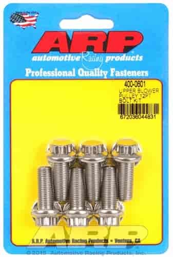 Upper blower pulley SS 12pt bolt kit