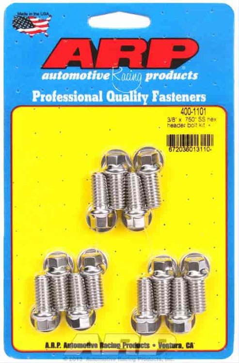 Header Bolt Kit Small Block Chevy