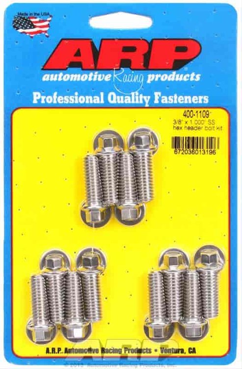 Header Bolt Kit Universal Bolt Kit Head