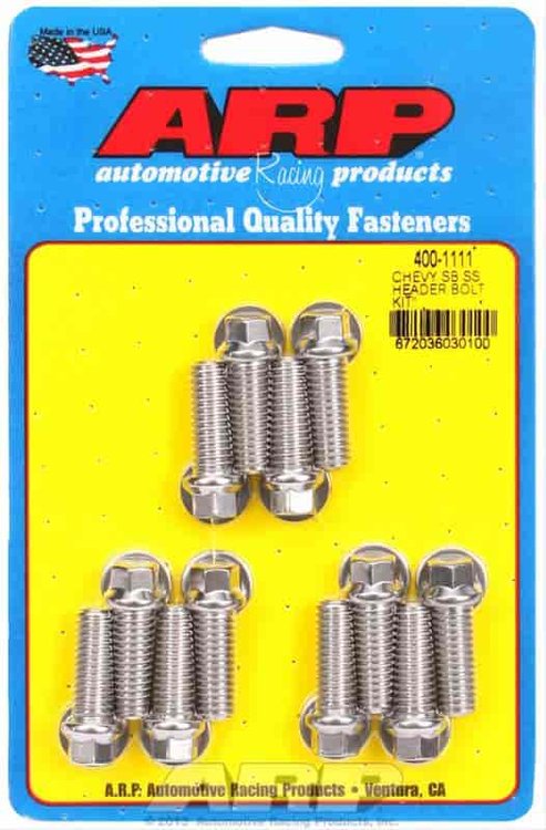 Header Bolt Kit Universal Bolt Kit