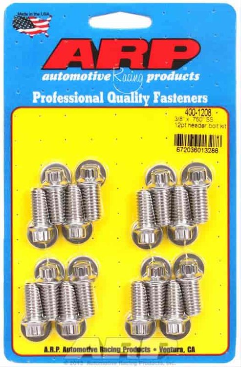Header Bolt Kit Universal Bolt Kit